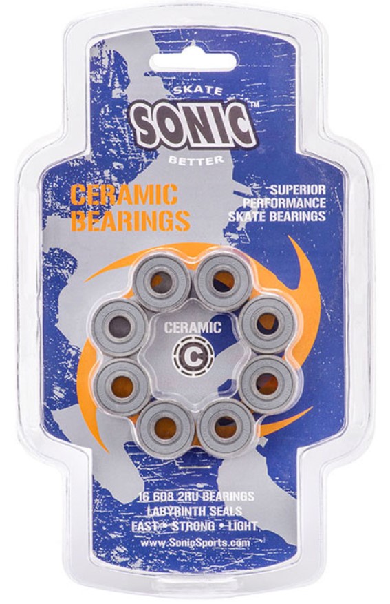 Sonic Ceramic Bearings 16 pack